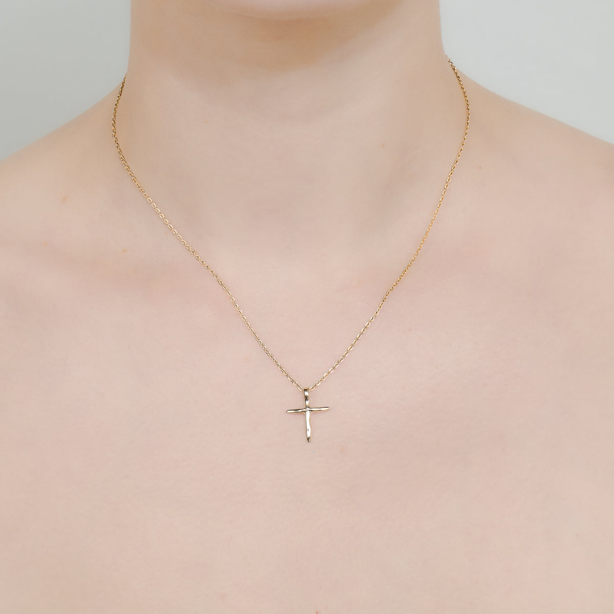 holy】ラフクロスネックレス gold – h..Online Store