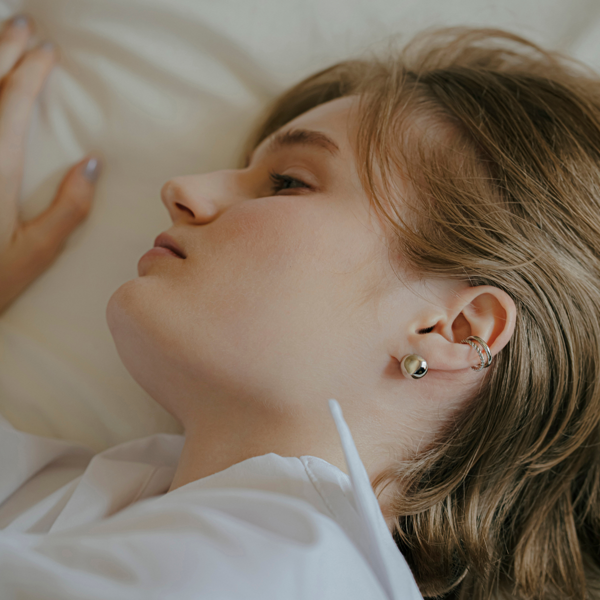 hawfinch】クチバシボールピアス silver – h..Online Store