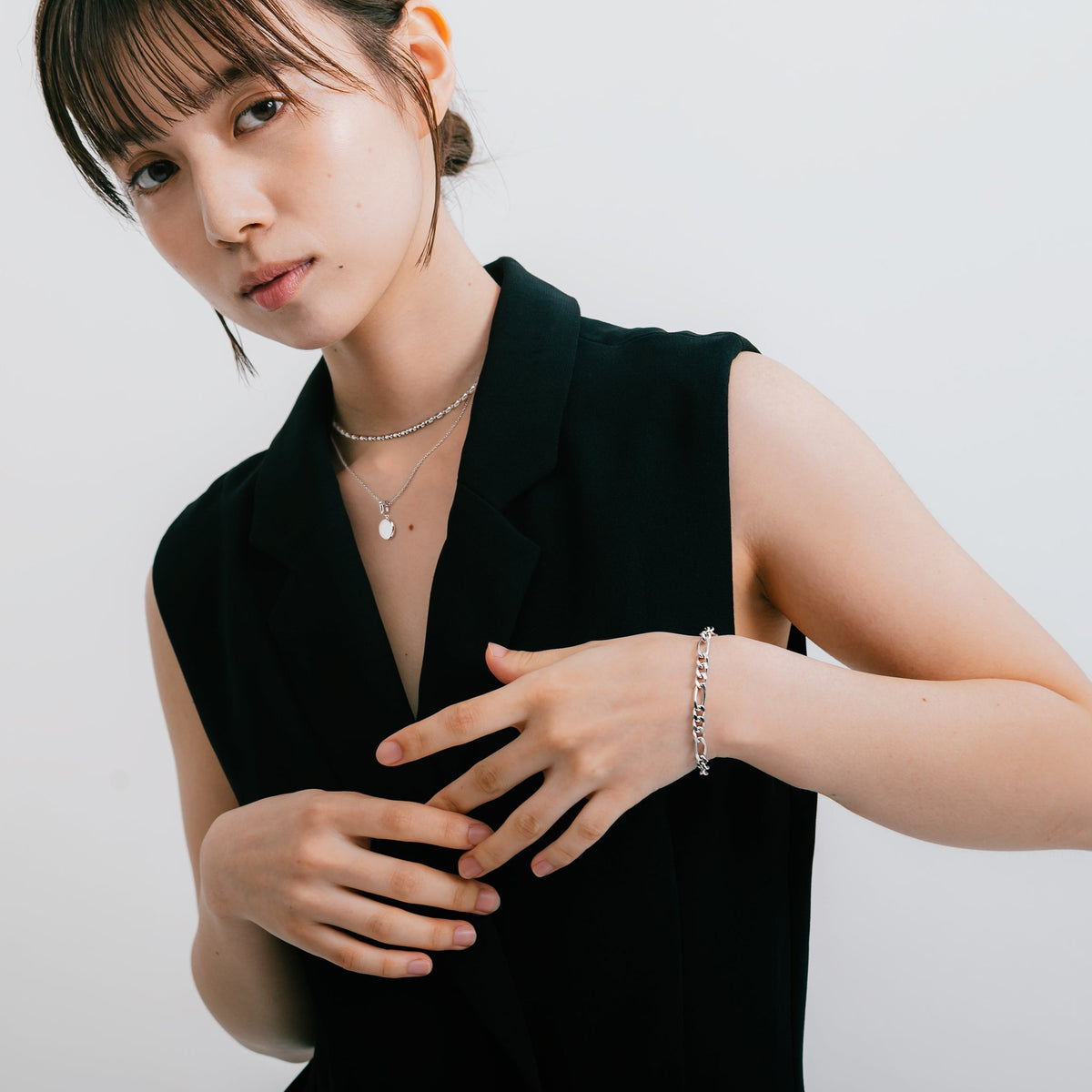 CH collection】フィガロチェーンブレスレット silver – h..Online Store