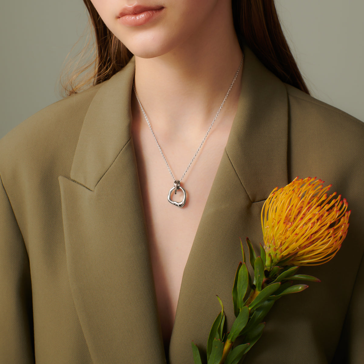 hang】ラフシェイプネックレス silver – h..Online Store