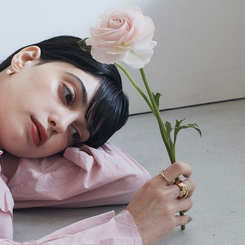 【habit】トリオバンドリング gold