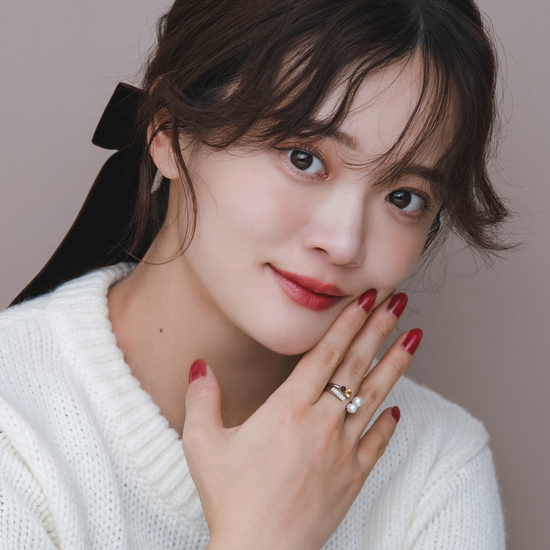 【Karin Takubo × h..】カラーストーンメランジュリング silver