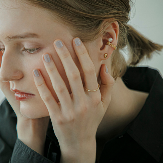 [K10]【true】ゴールドラインリング1.1㎜