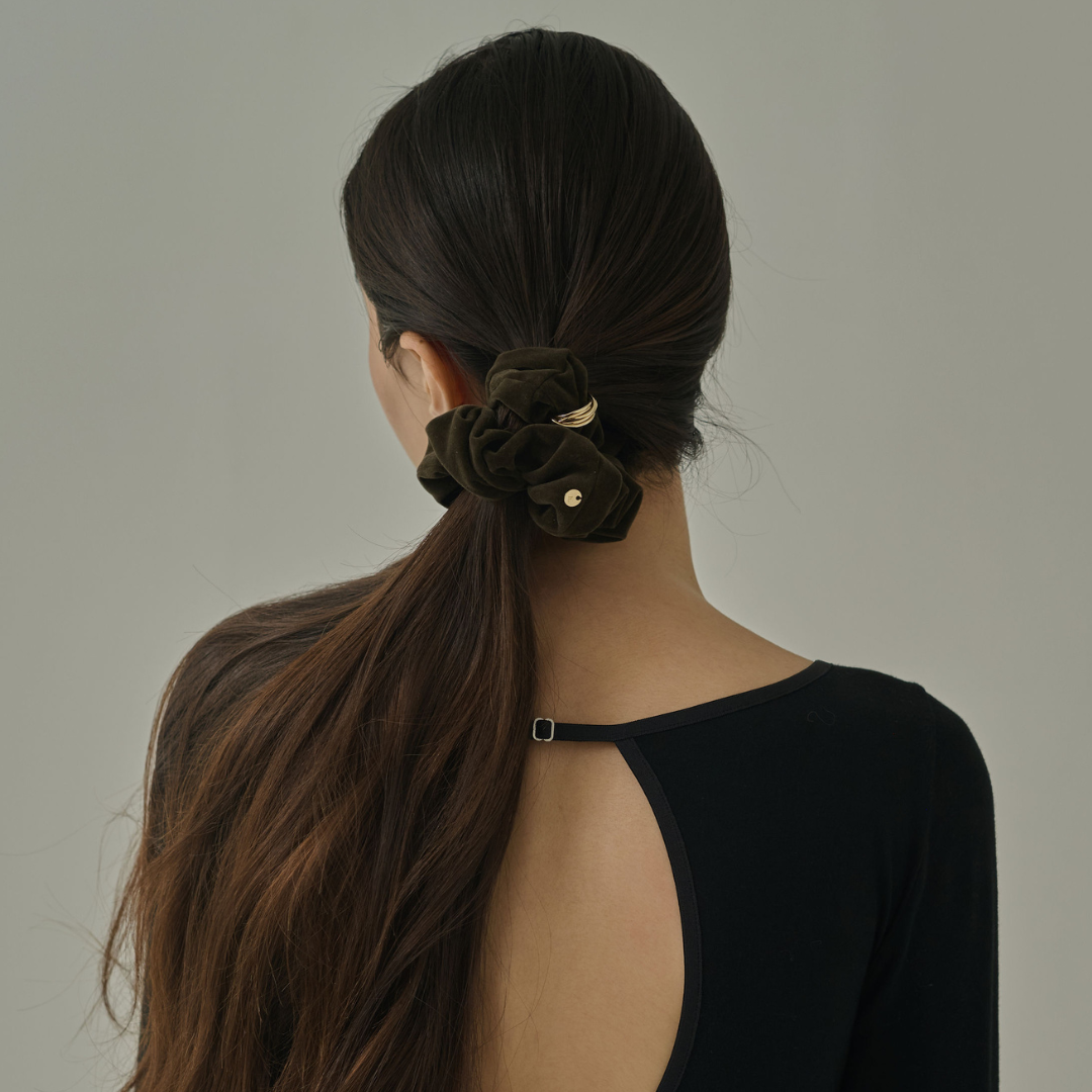 [Birthstone] [fav] Stone & Pearl Ear Cuff Gold