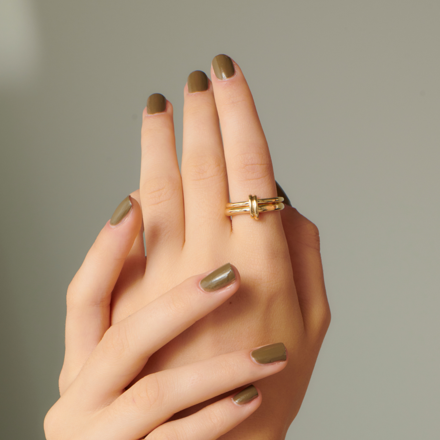 【hang】コネクションリング gold