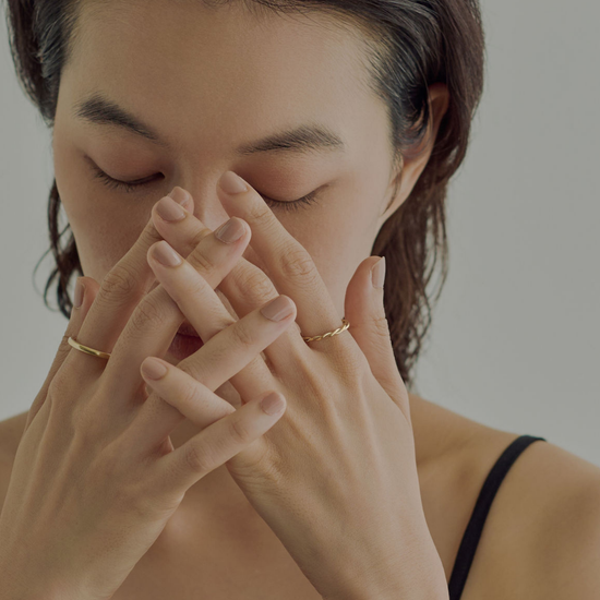 【helix】ツイストリング gold