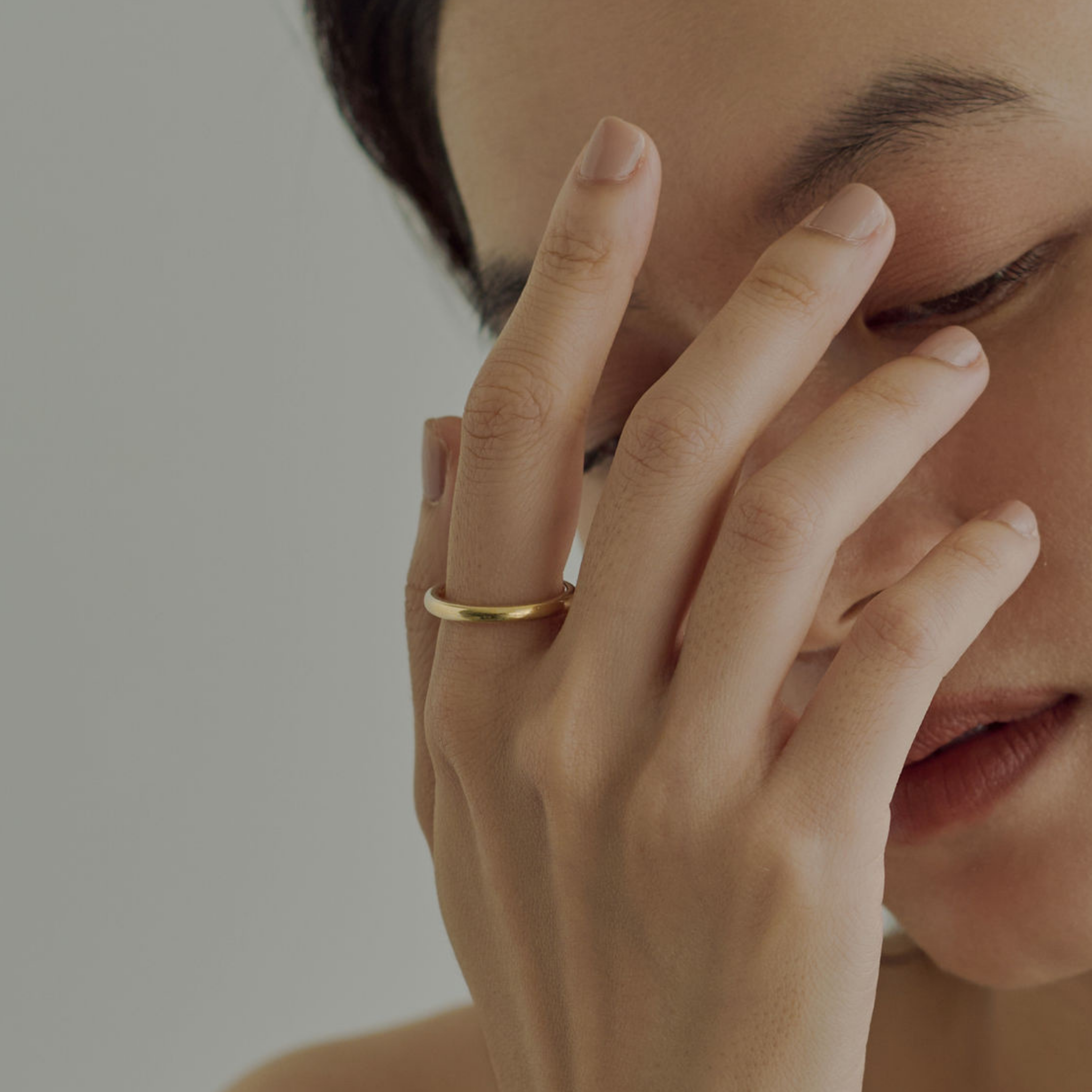 [hope] Smooth ring gold