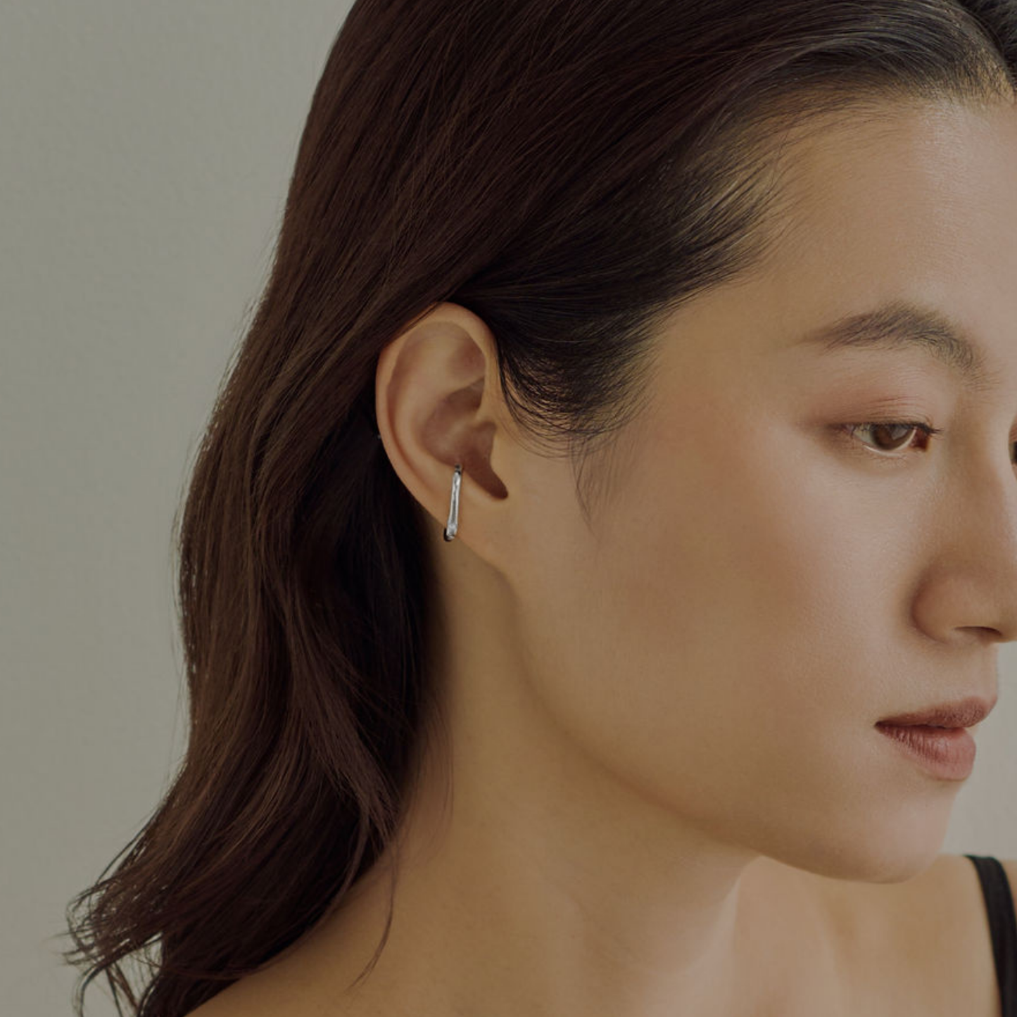 【heartful】プチパールイヤーカフ silver