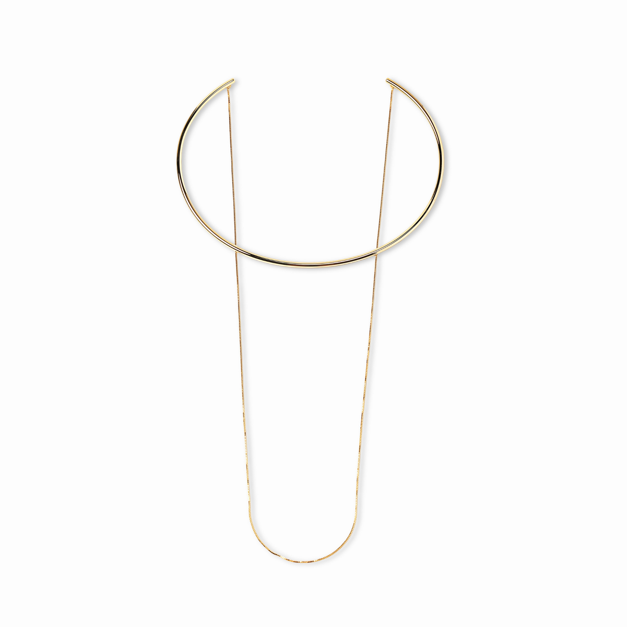 【anchor】チェーンネックカフ2.5mm gold