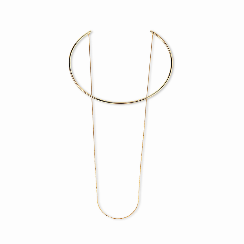 【anchor】チェーンネックカフ2.5mm gold