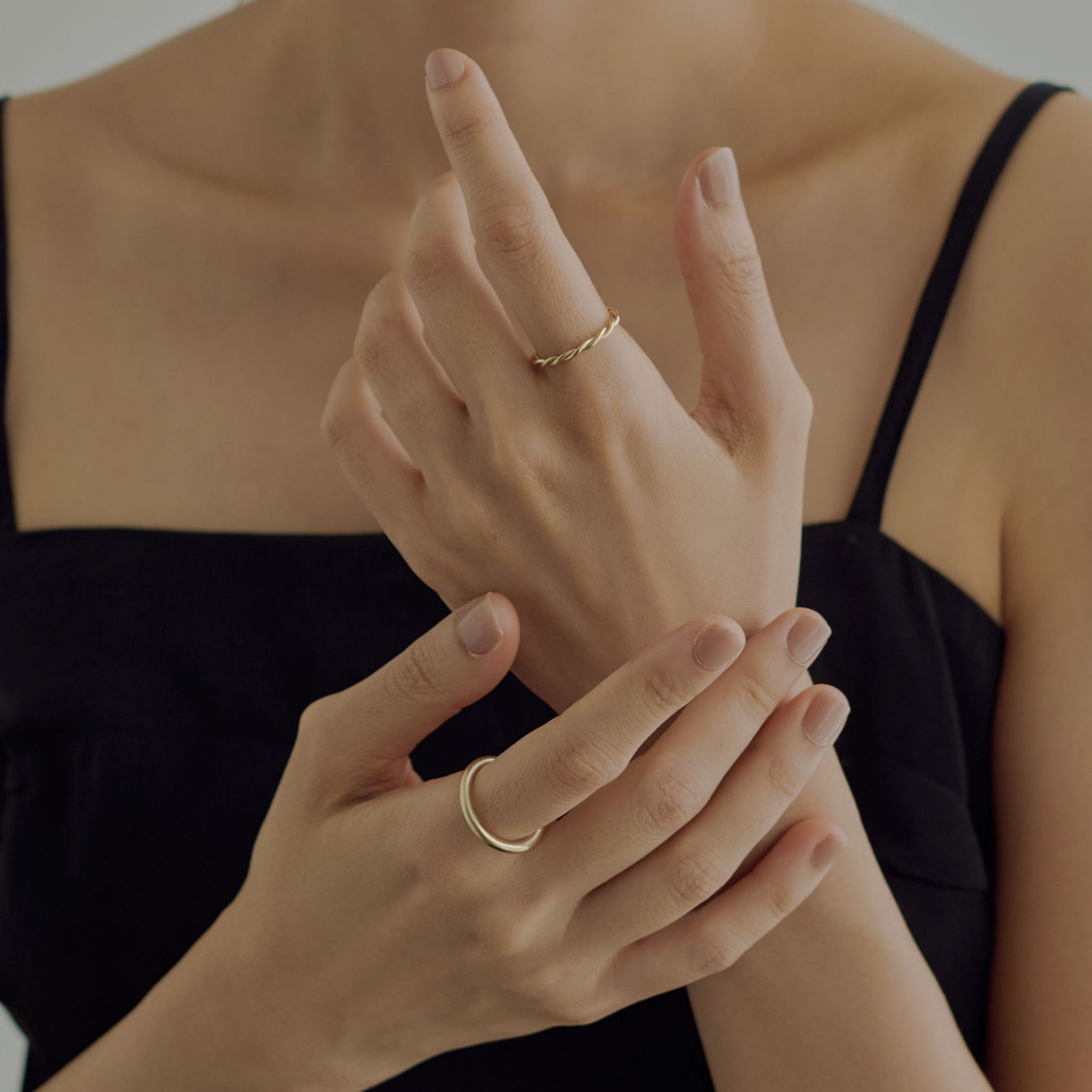 [hope] Smooth ring gold