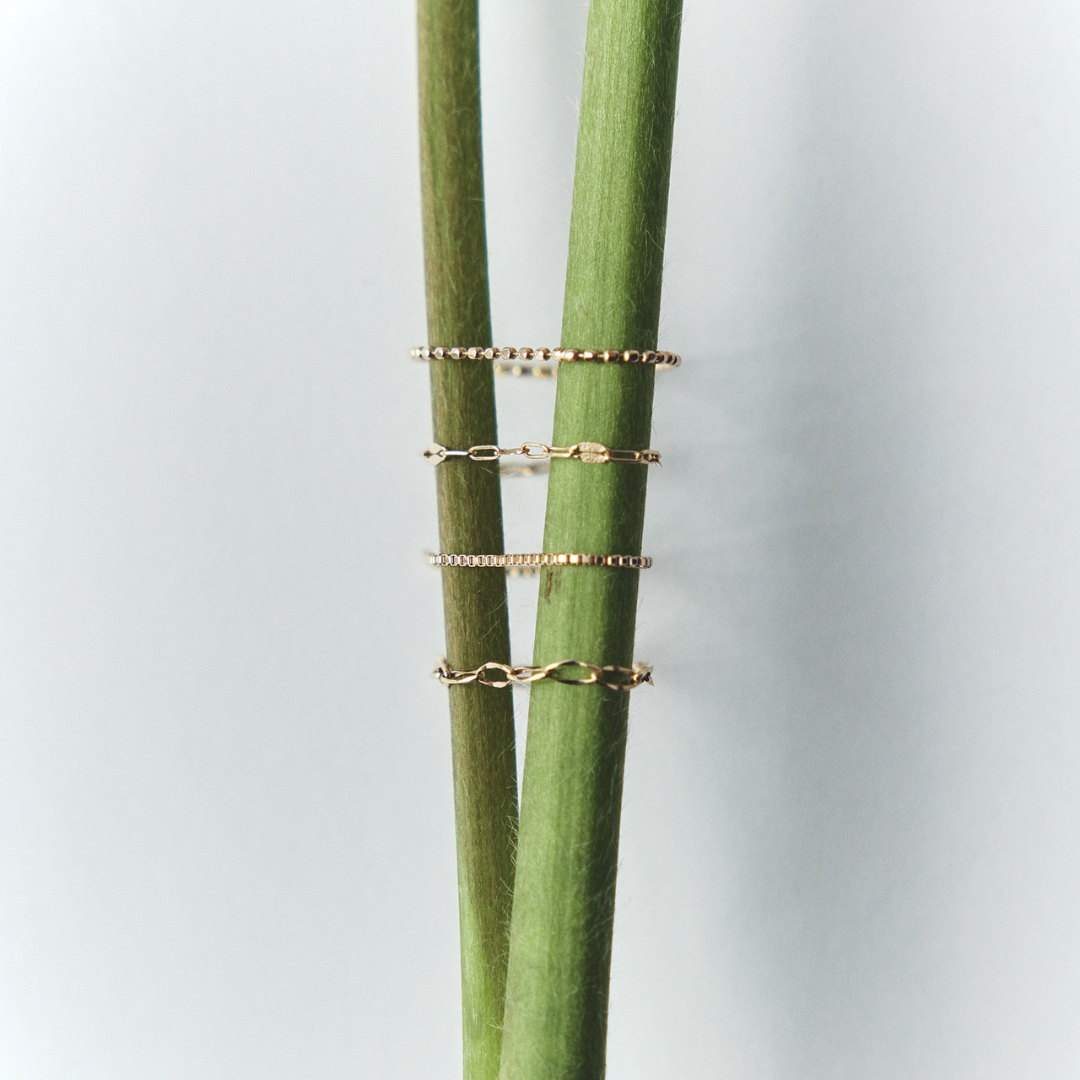 [K10]【true】ラフィネチェーンリング・ベネチアン