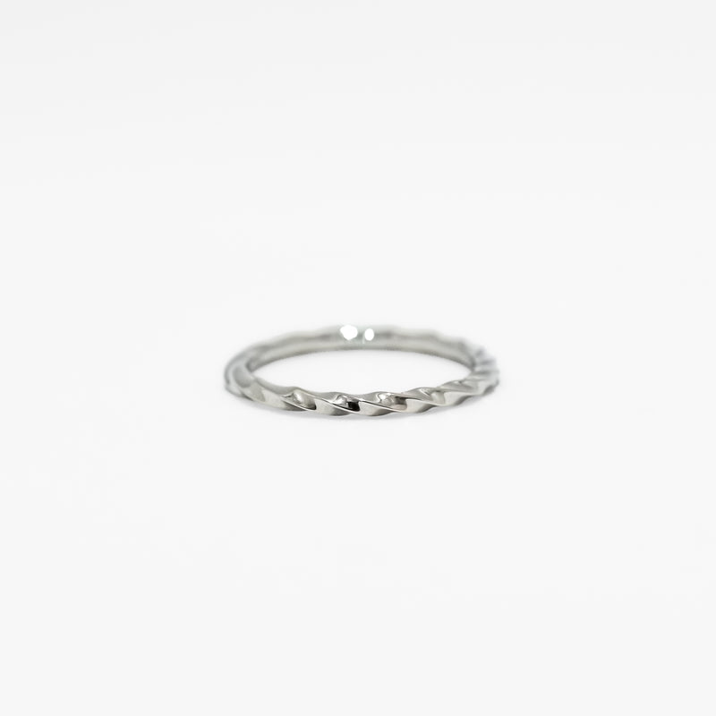 【dressing】レイヤードリング・ツイスト silver