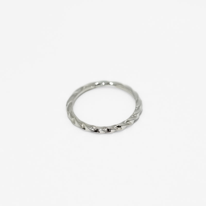 【dressing】レイヤードリング・ツイスト silver