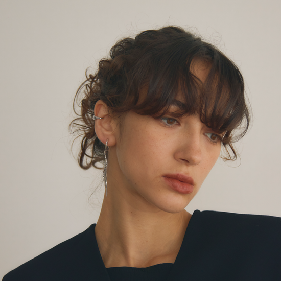 [herself] Urban Line Ear Cuff Silver