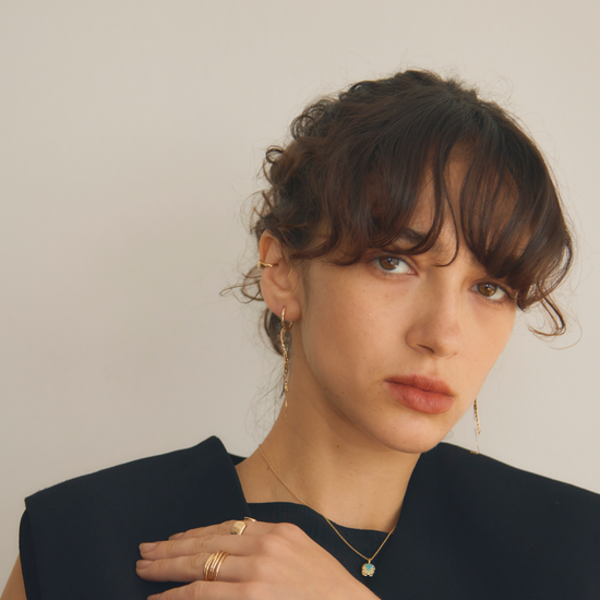 [herself] Urban Line Ear Cuff Gold