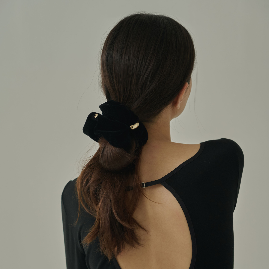 [Birthstone] [fav] Stone & Pearl Ear Cuff Gold