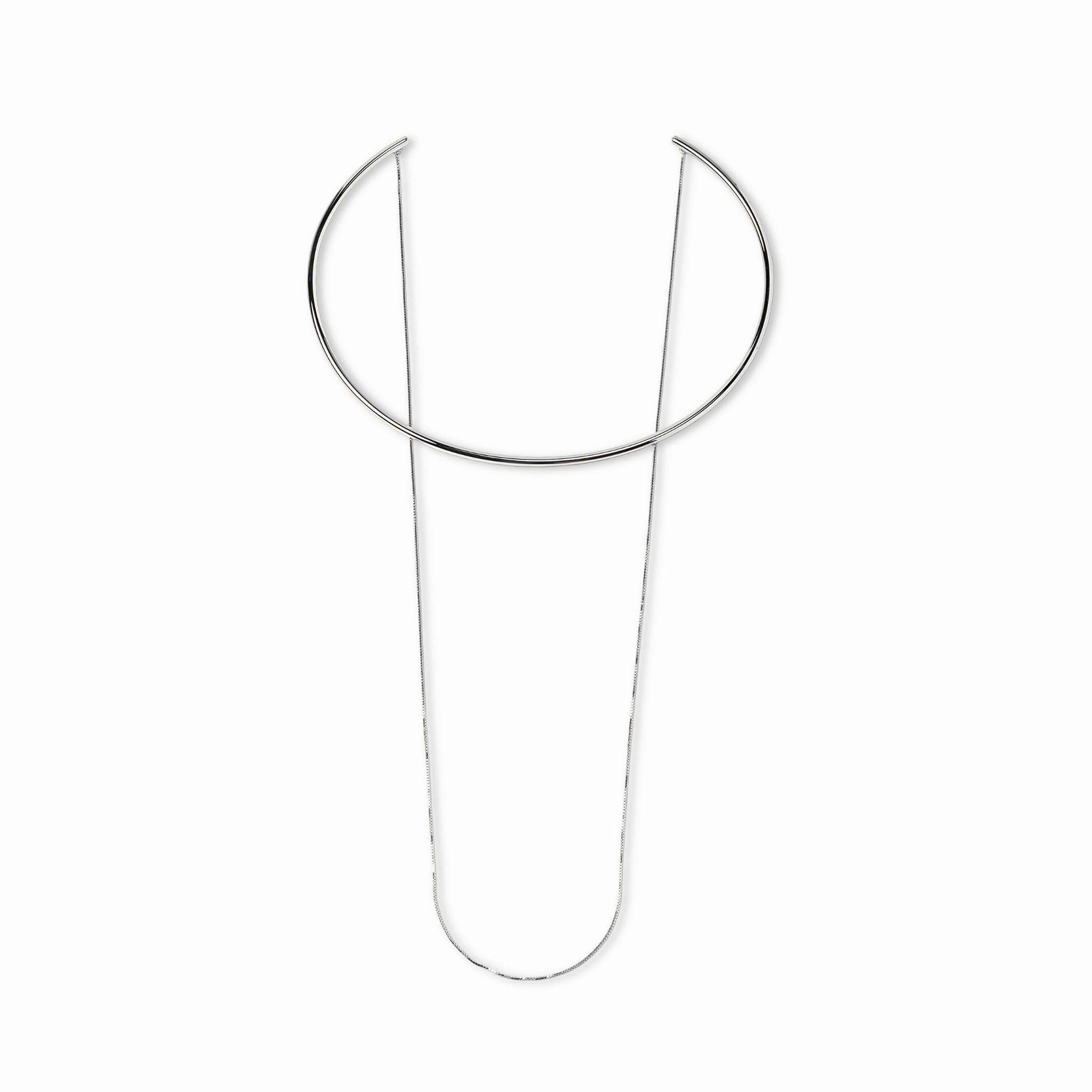 【anchor】チェーンネックカフ2.5mm silver