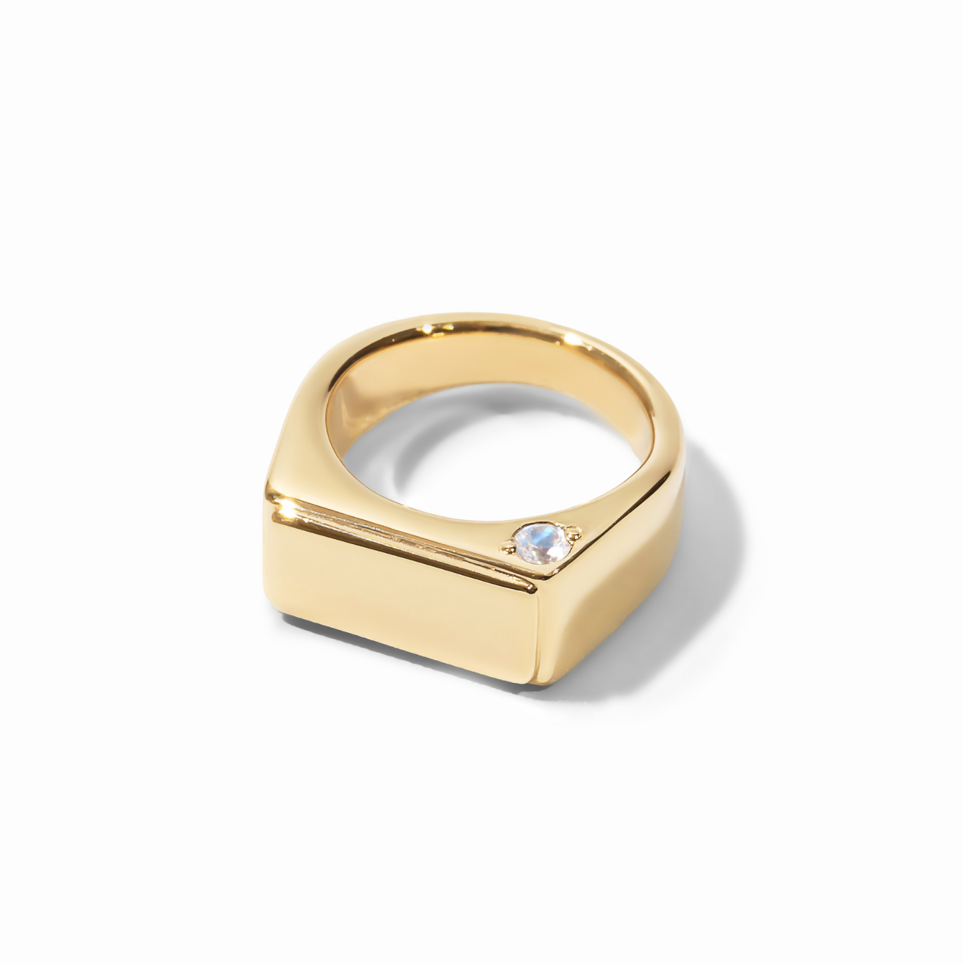 [誕生石]【baby ring】シグネットベビーリング gold (受注商品)