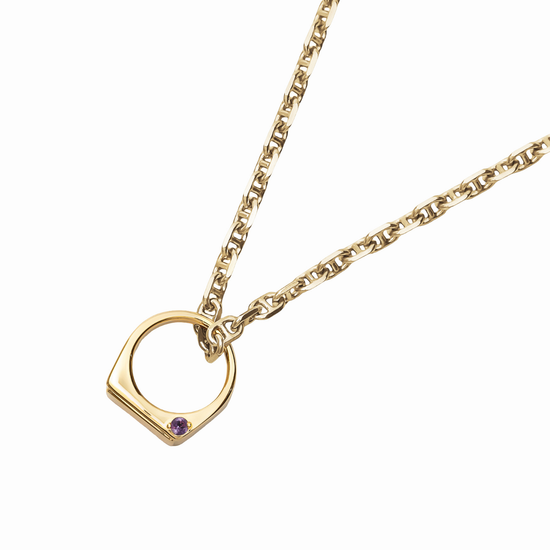 [Birthstone] [fav] Stone &amp; Pearl Ear Cuff Gold