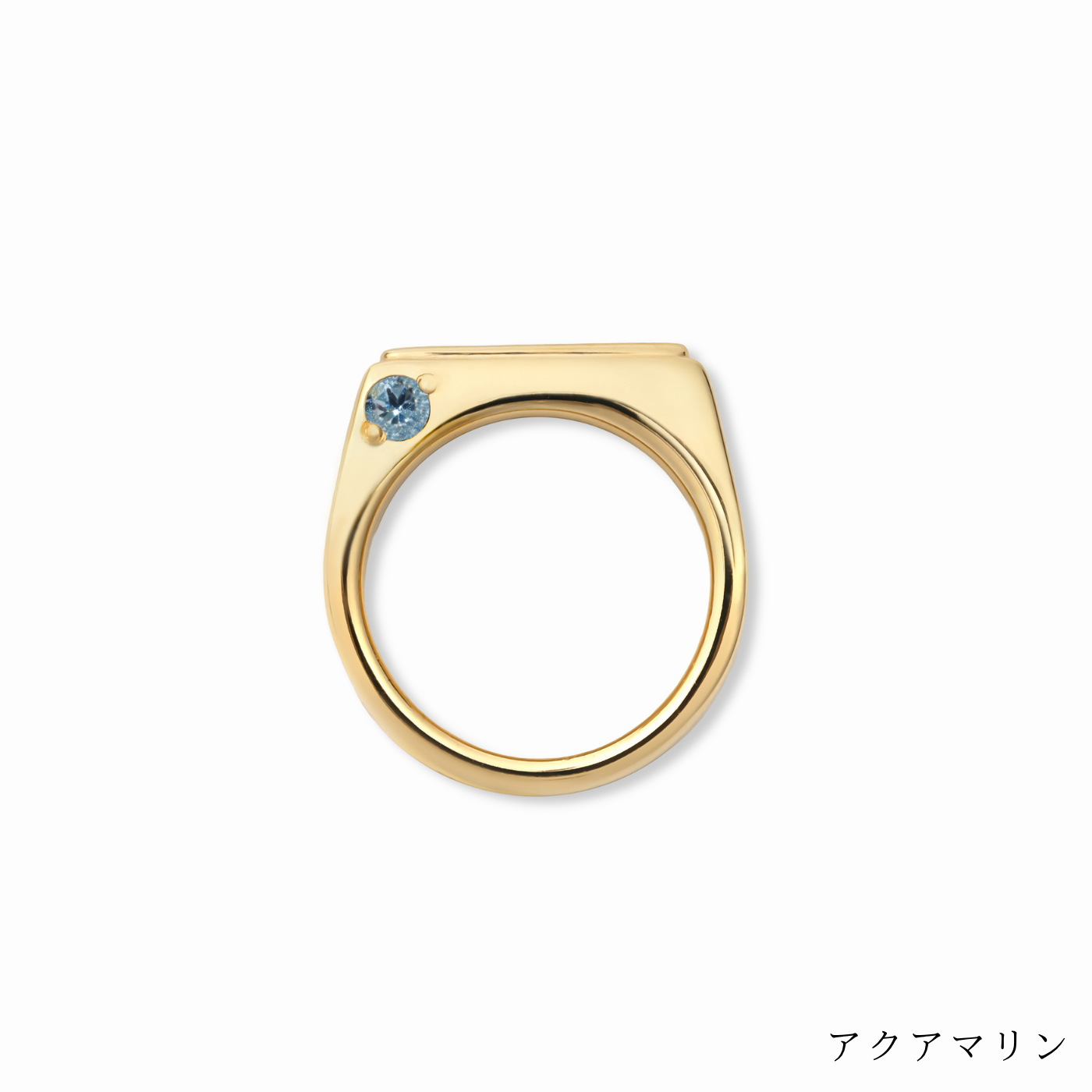 [Birthstone] [fav] Stone &amp; Pearl Ear Cuff Gold