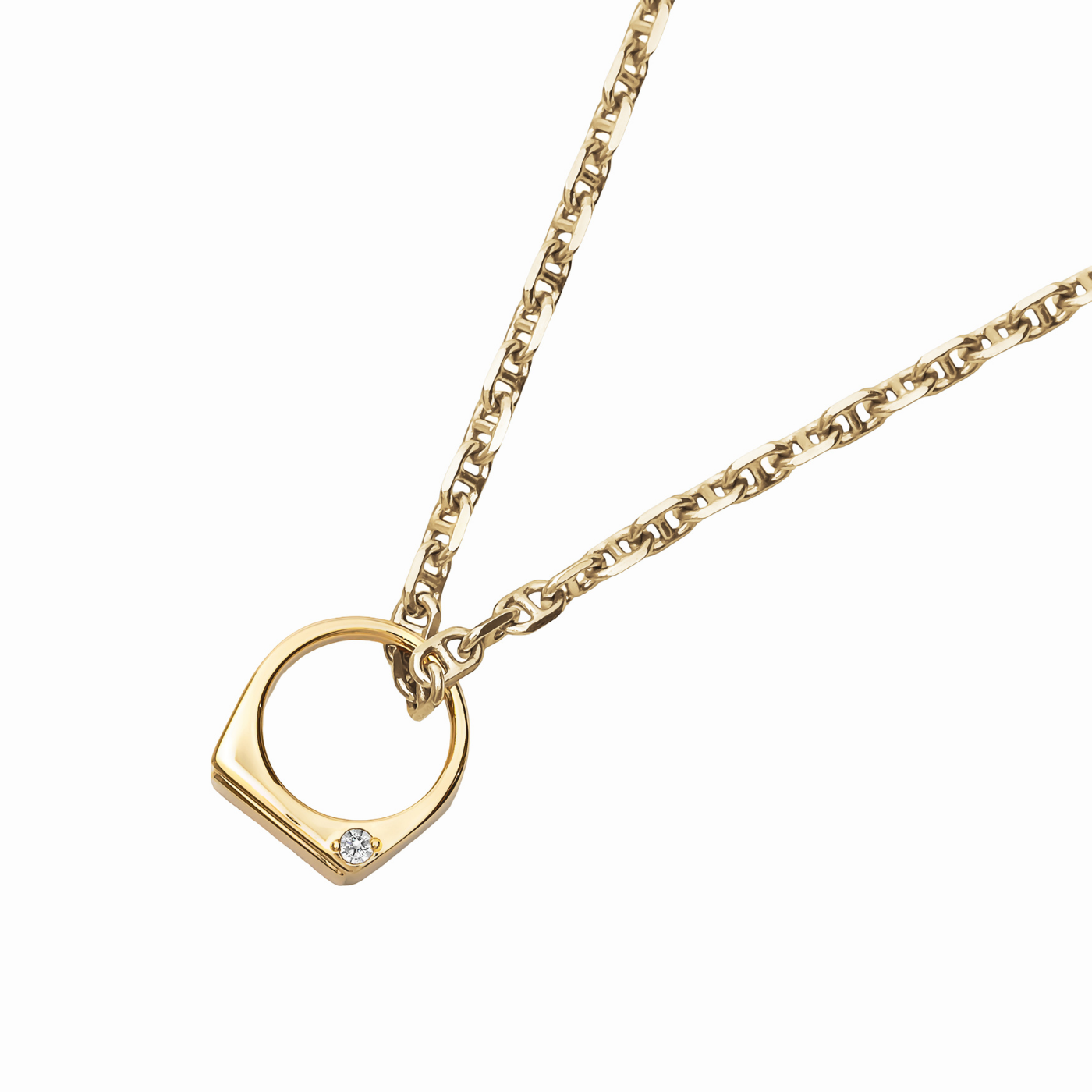 [Birthstone] [fav] Stone & Pearl Ear Cuff Gold