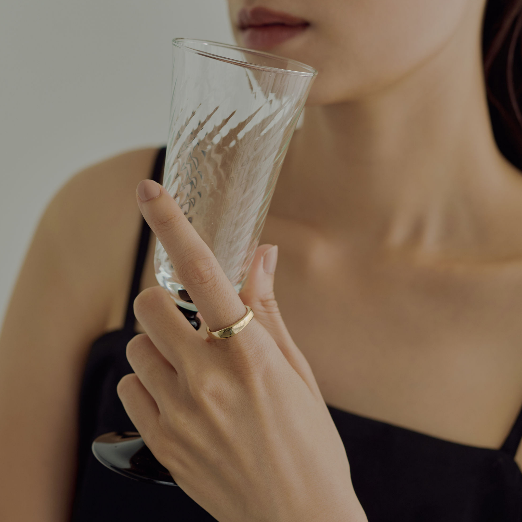 [holiday] Natural edge ring gold