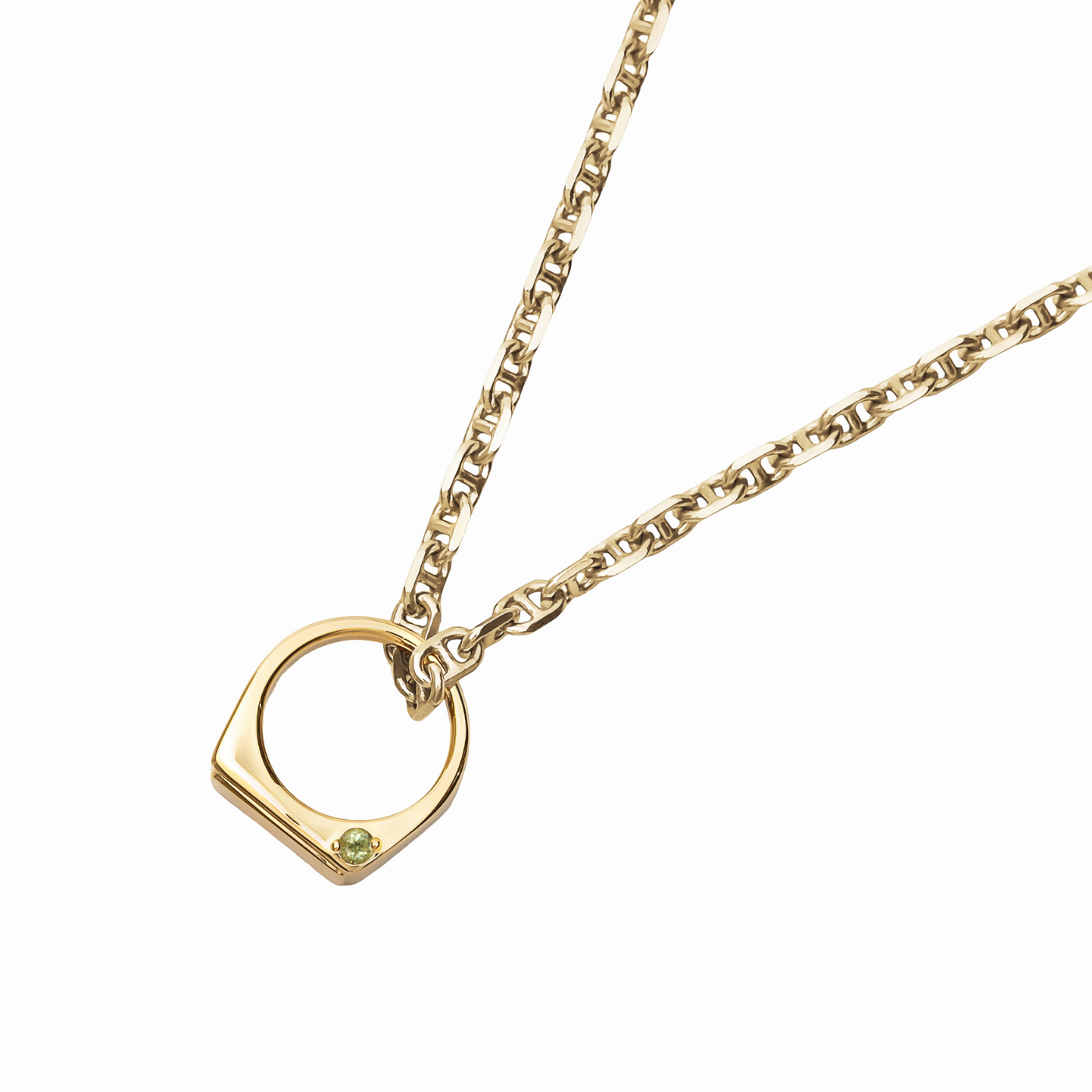 [Birthstone] [fav] Stone & Pearl Ear Cuff Gold