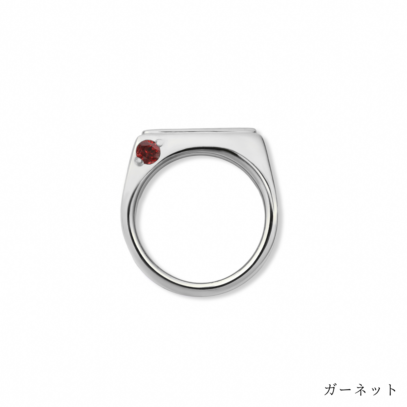 [誕生石]【baby ring】シグネットベビーリング silver (受注商品)