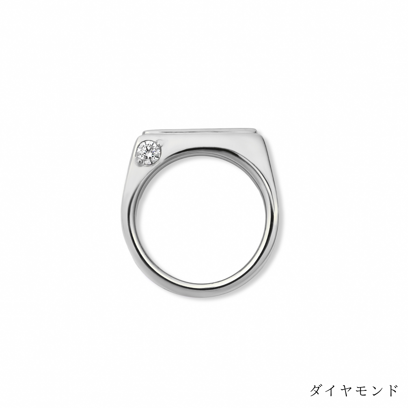 [誕生石]【baby ring】シグネットベビーリング silver (受注商品)