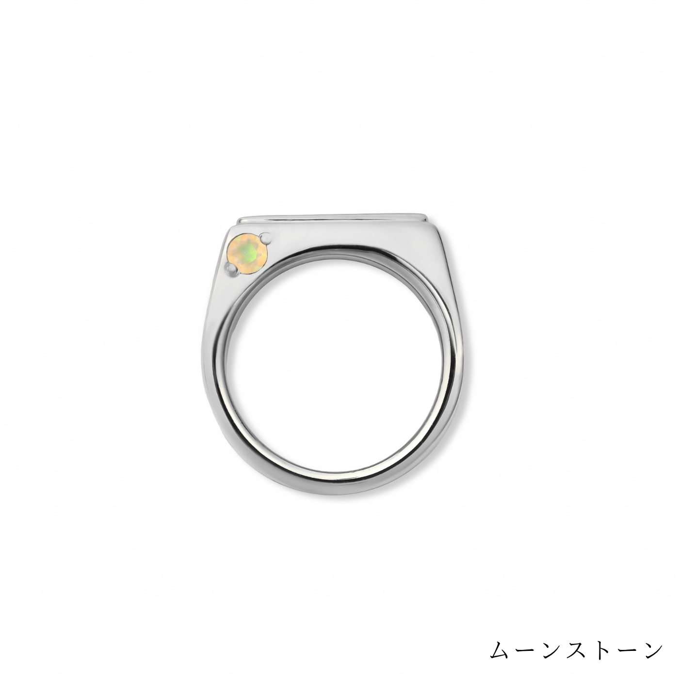 [誕生石]【baby ring】シグネットベビーリング silver (受注商品)