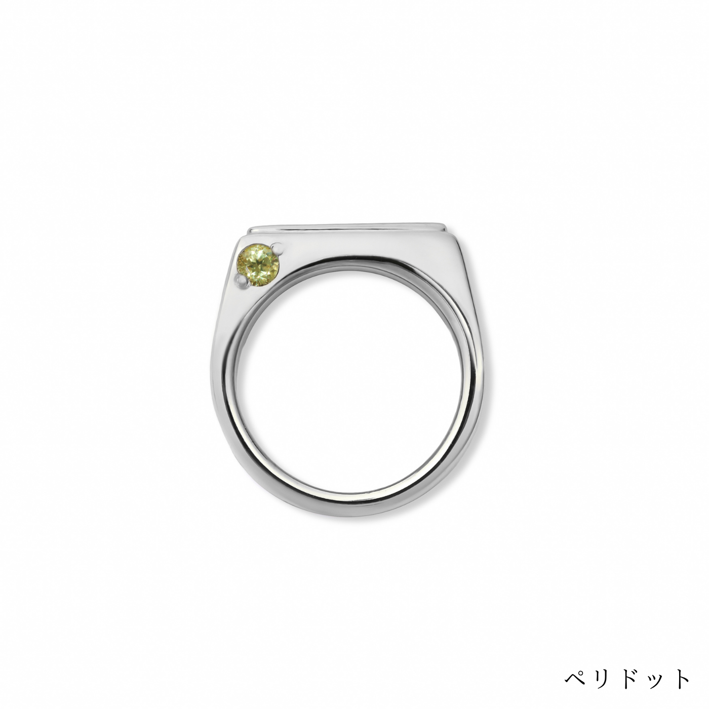 [誕生石]【baby ring】シグネットベビーリング silver (受注商品)