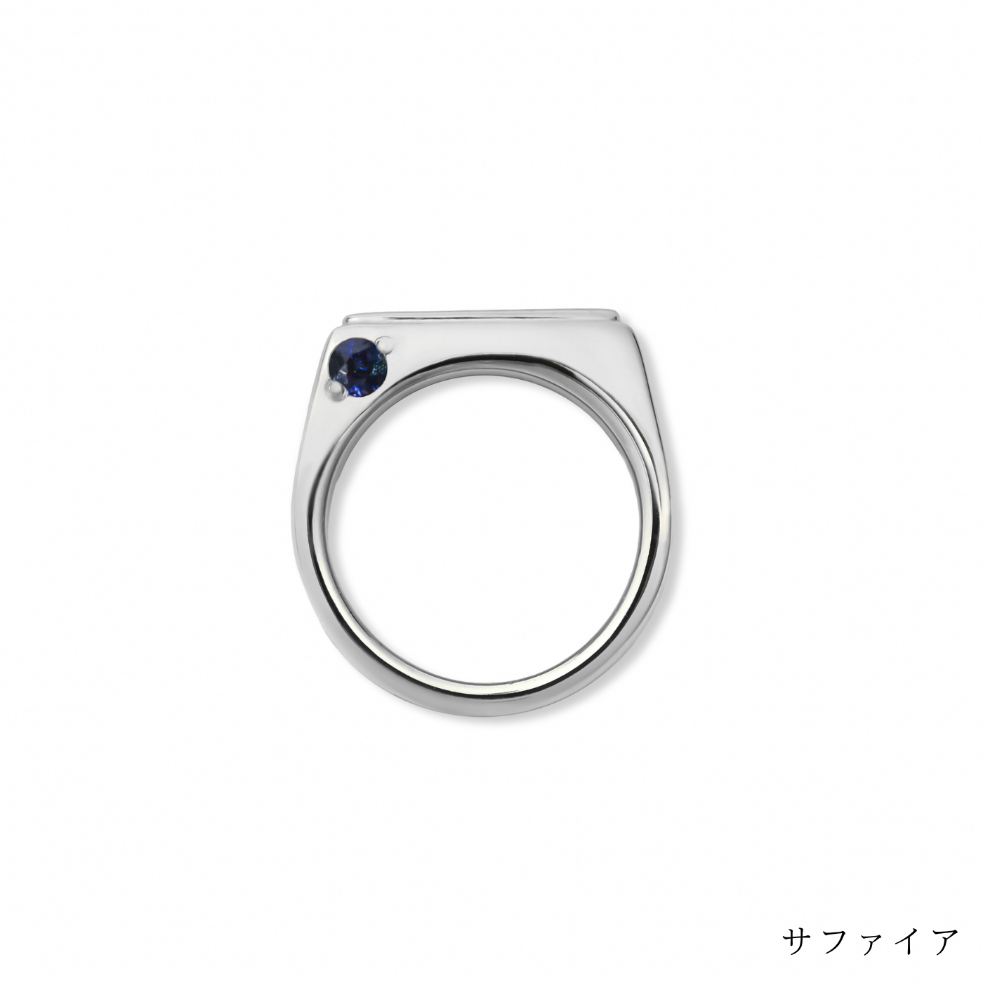 [誕生石]【baby ring】シグネットベビーリング silver (受注商品)