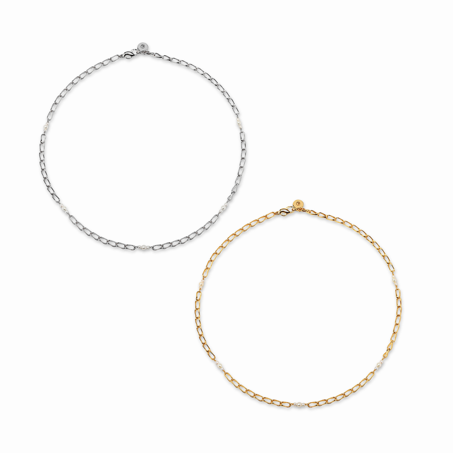 【anchor】ステーションパールチョーカー gold