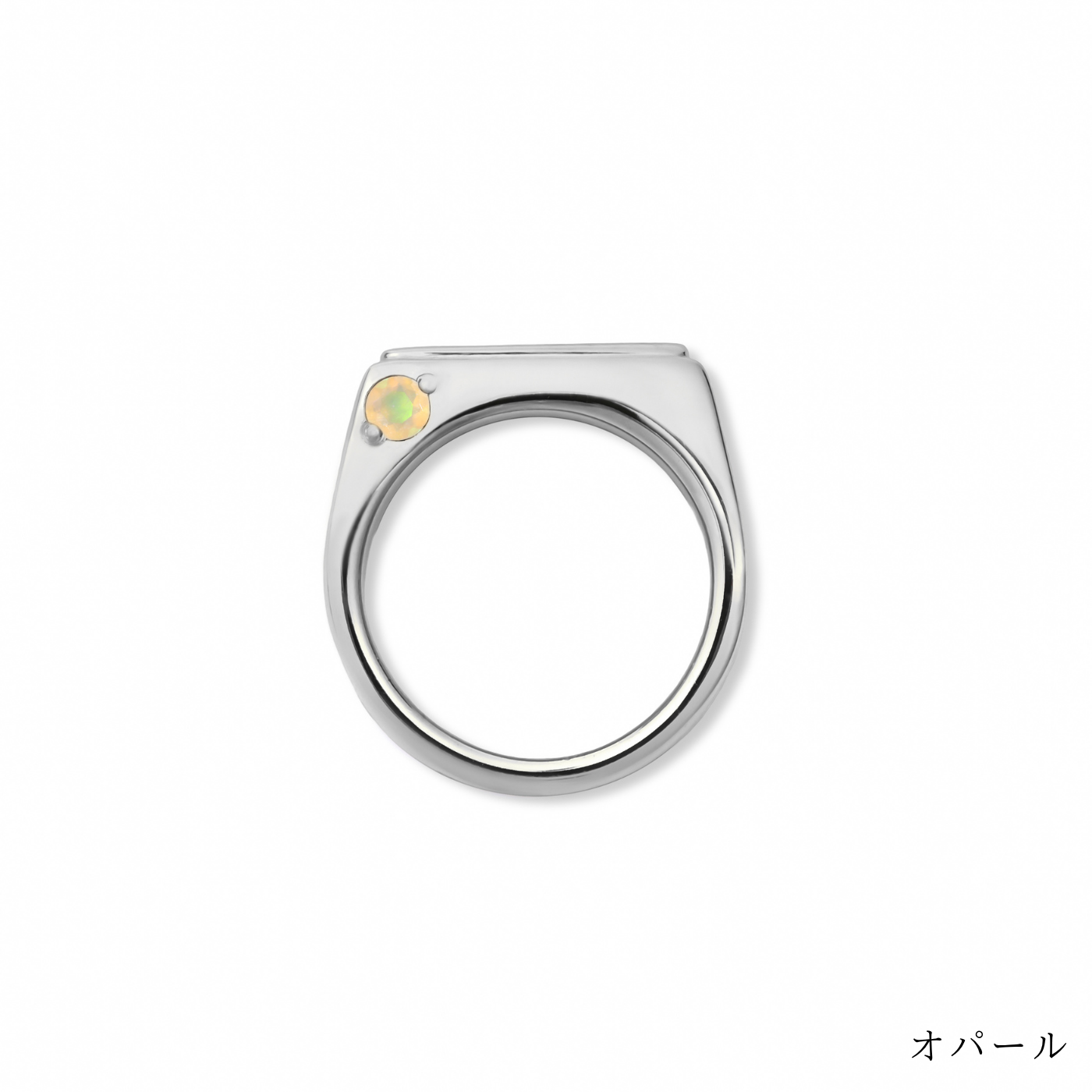 [誕生石]【baby ring】シグネットベビーリング silver (受注商品)