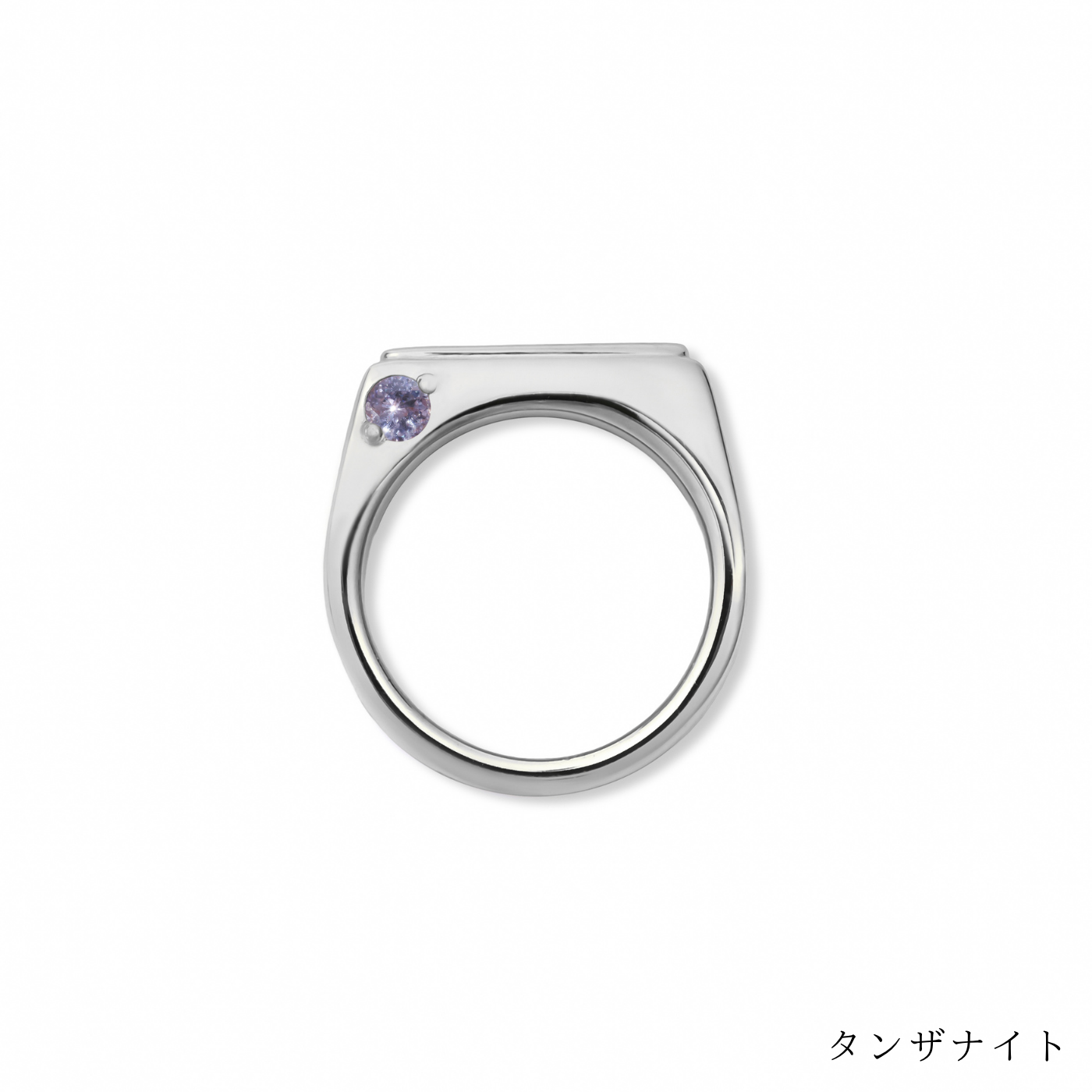 [誕生石]【baby ring】シグネットベビーリング silver (受注商品)