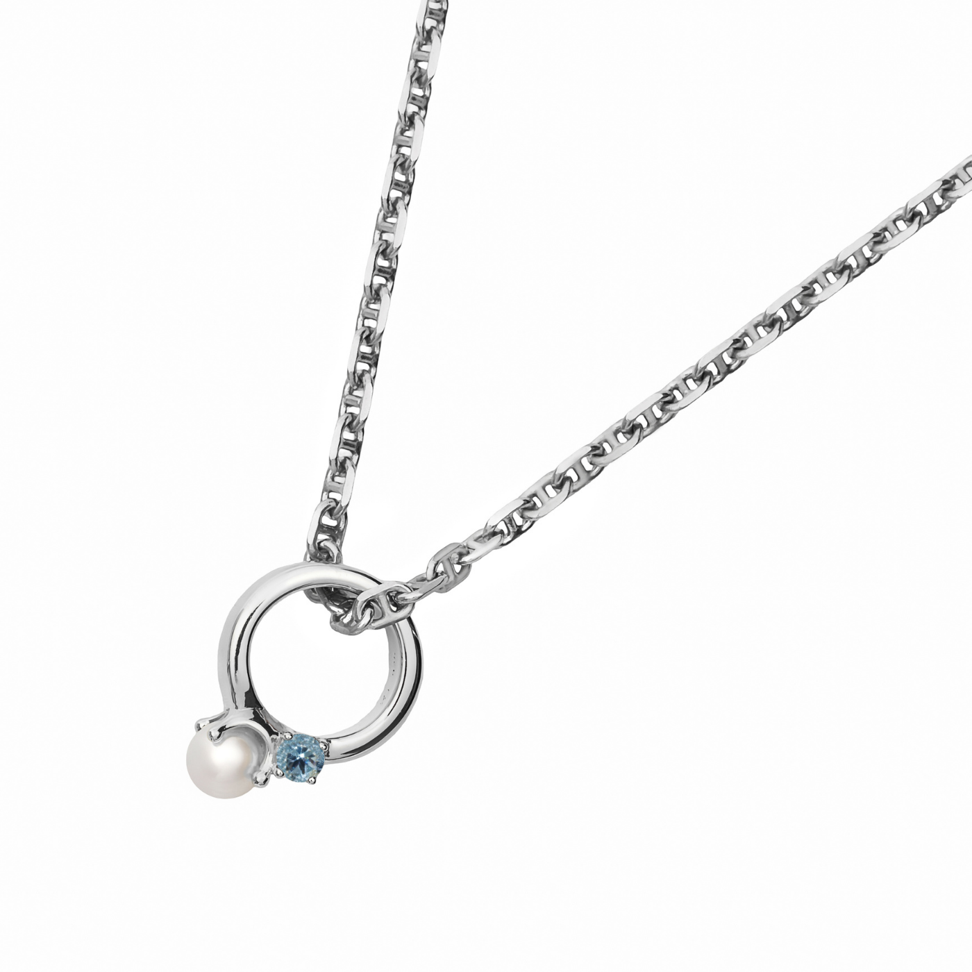 [誕生石]【baby Ring】パールベビーリング silver (受注商品)