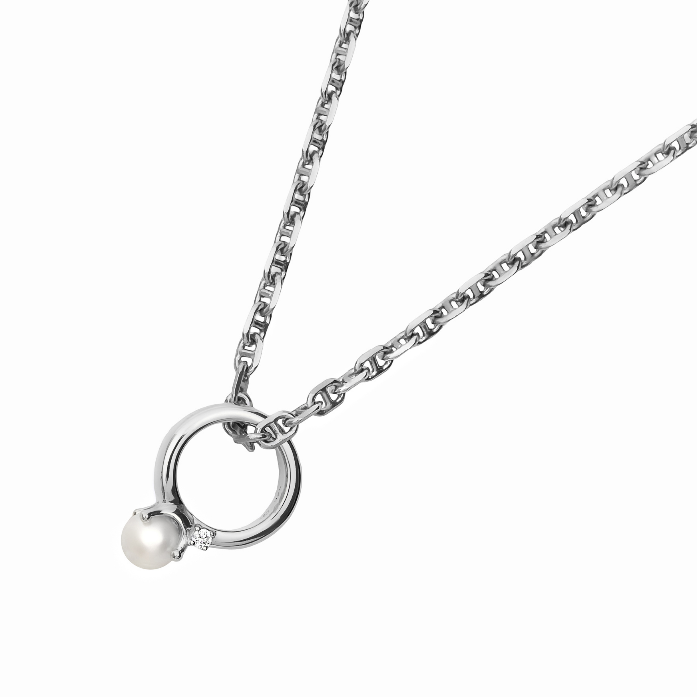 [誕生石]【baby Ring】パールベビーリング silver (受注商品)