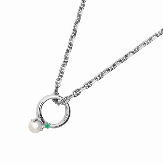 [誕生石]【baby Ring】パールベビーリング silver (受注商品)