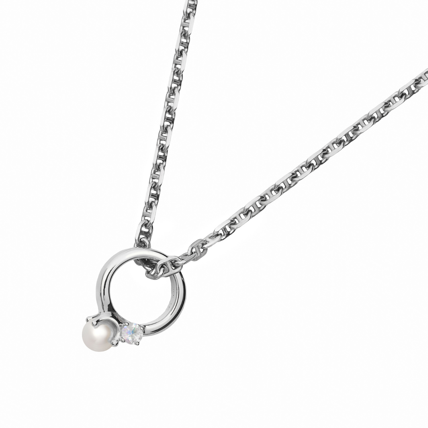 [誕生石]【baby Ring】パールベビーリング silver (受注商品)
