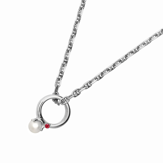 [誕生石]【baby Ring】パールベビーリング silver (受注商品)