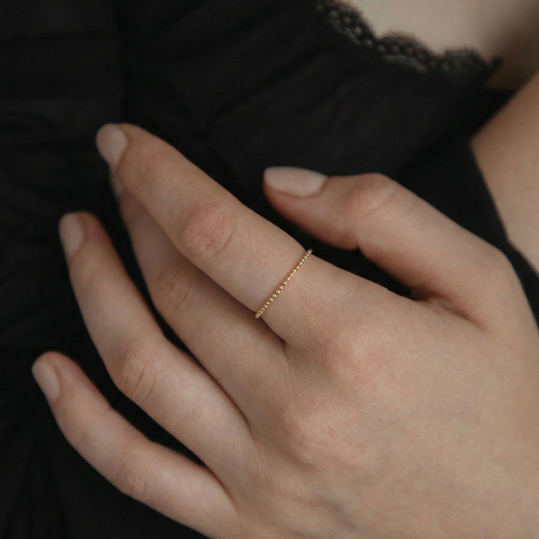 [K10]【true】ラフィネチェーンリング・カットボール