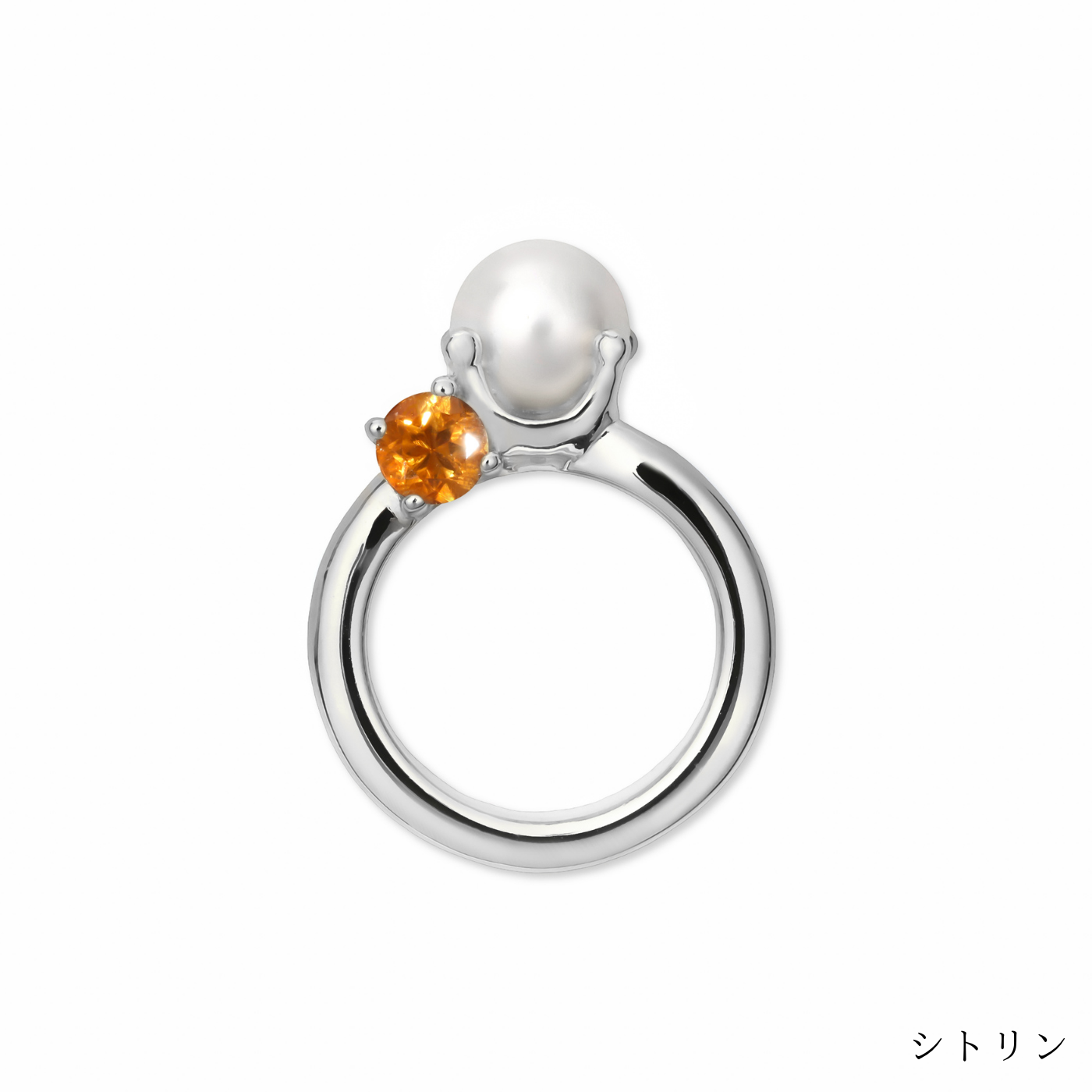 [誕生石]【baby Ring】パールベビーリング silver (受注商品)