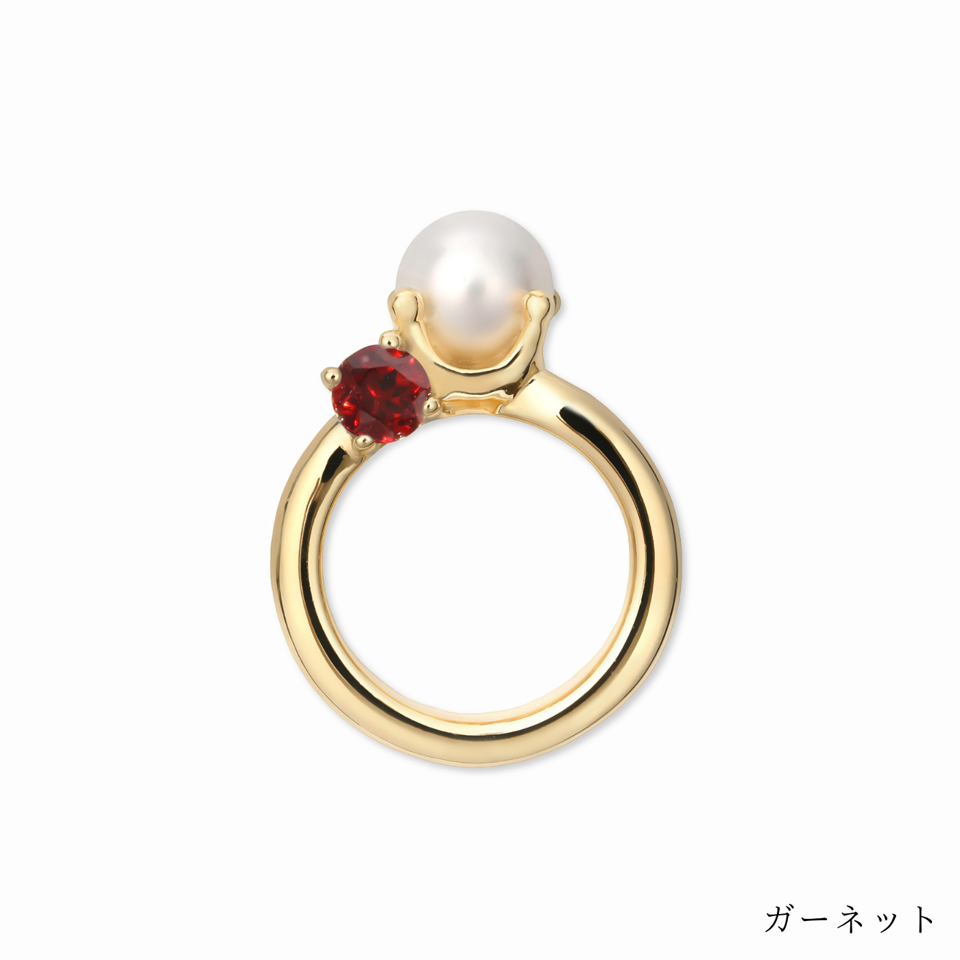 [誕生石]【baby Ring】パールベビーリング gold (受注商品)
