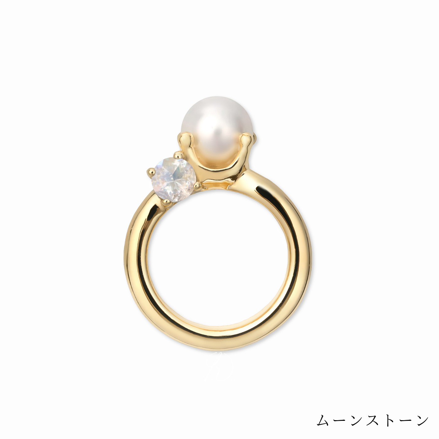 [誕生石]【baby Ring】パールベビーリング gold (受注商品)
