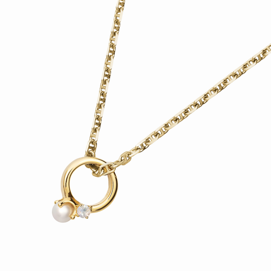 [誕生石]【baby Ring】パールベビーリング gold (受注商品)