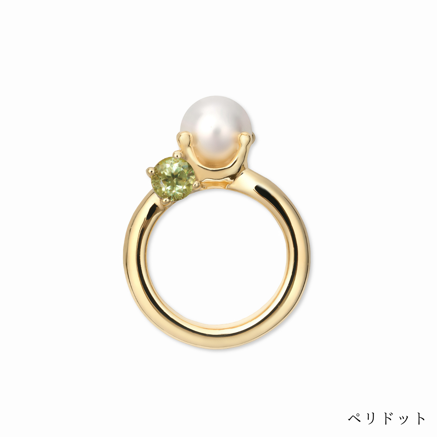 [誕生石]【baby Ring】パールベビーリング gold (受注商品)