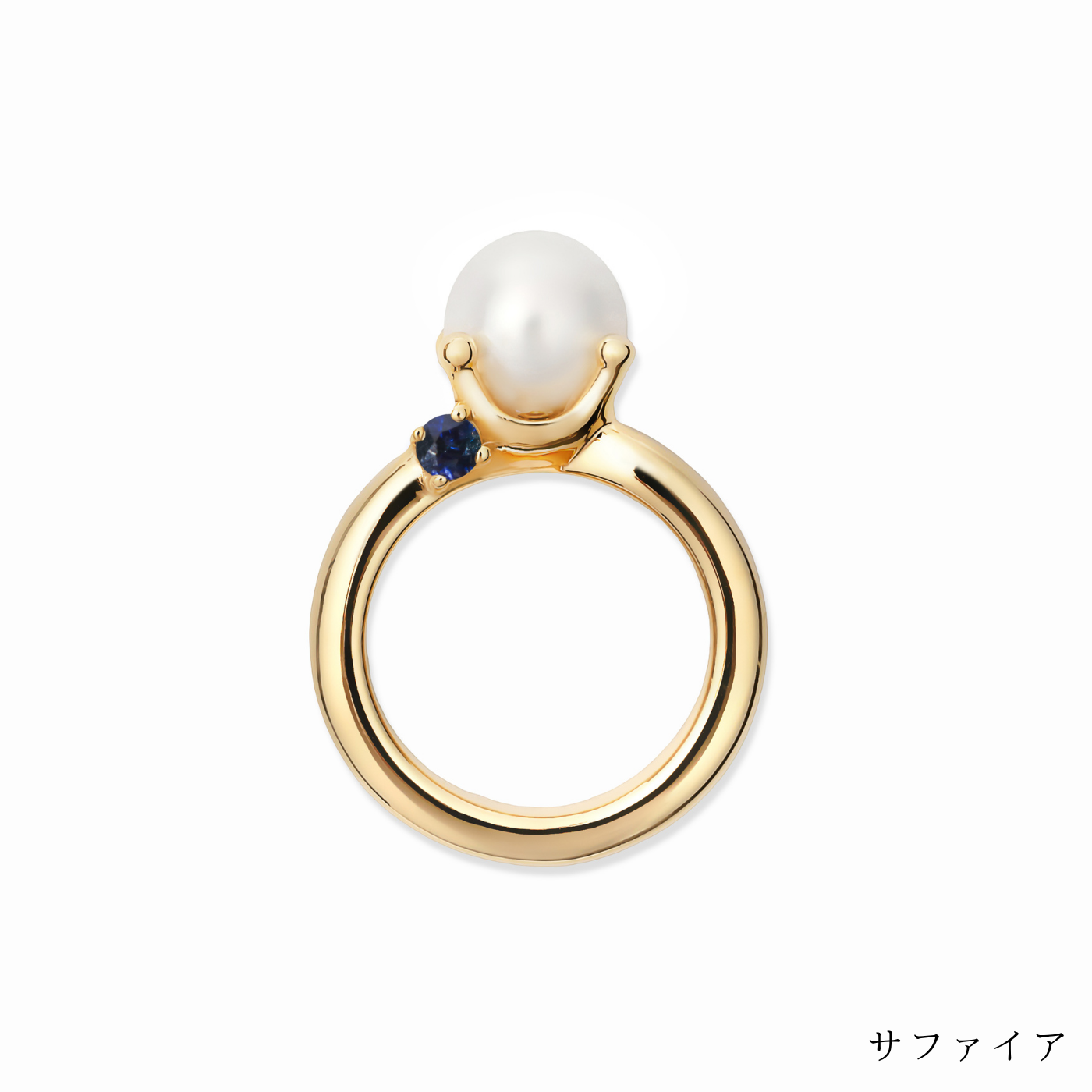 [誕生石]【baby Ring】パールベビーリング gold (受注商品)