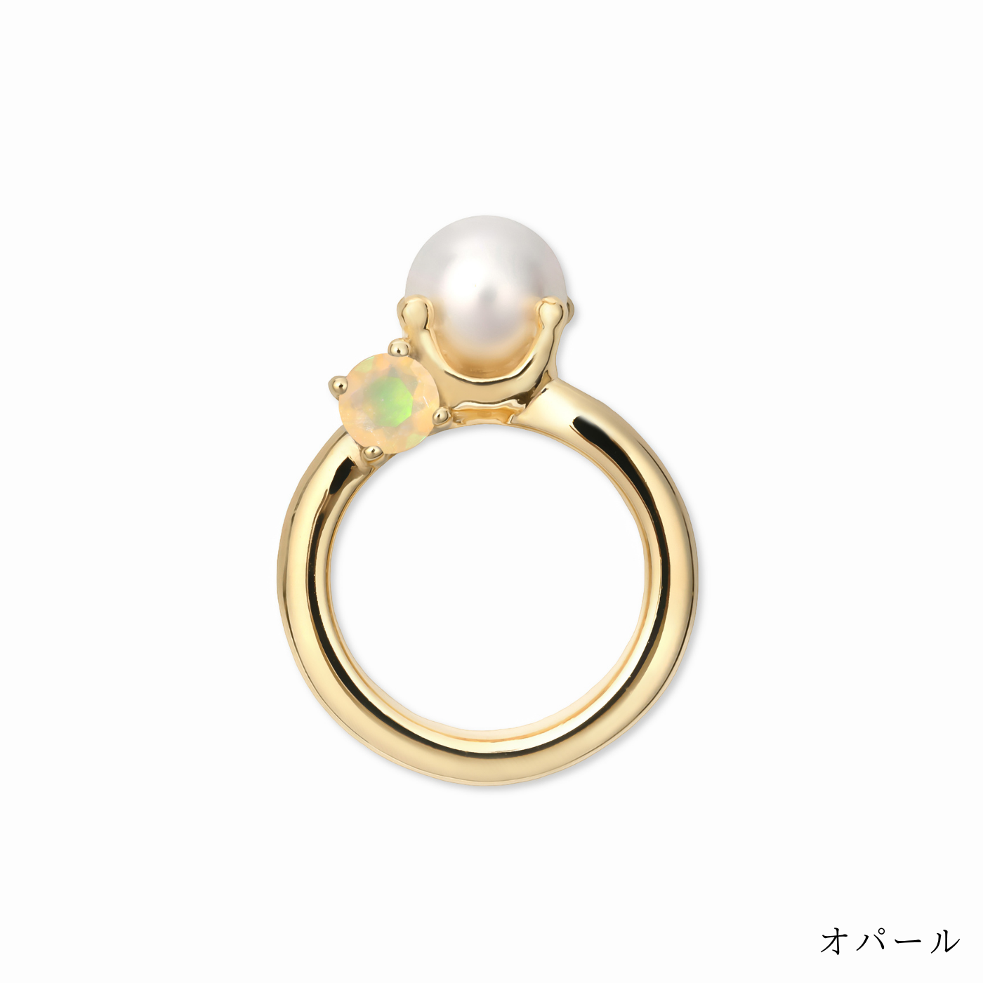 [誕生石]【baby Ring】パールベビーリング gold (受注商品)