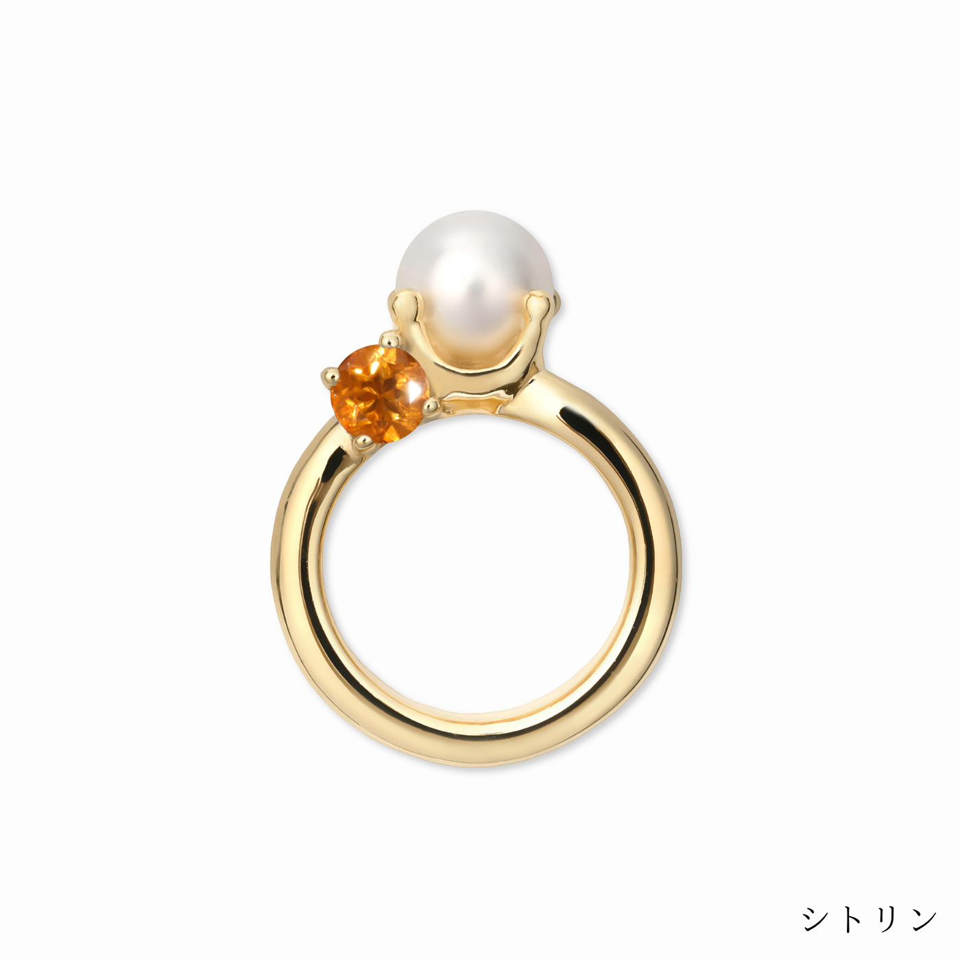 [誕生石]【baby Ring】パールベビーリング gold (受注商品)